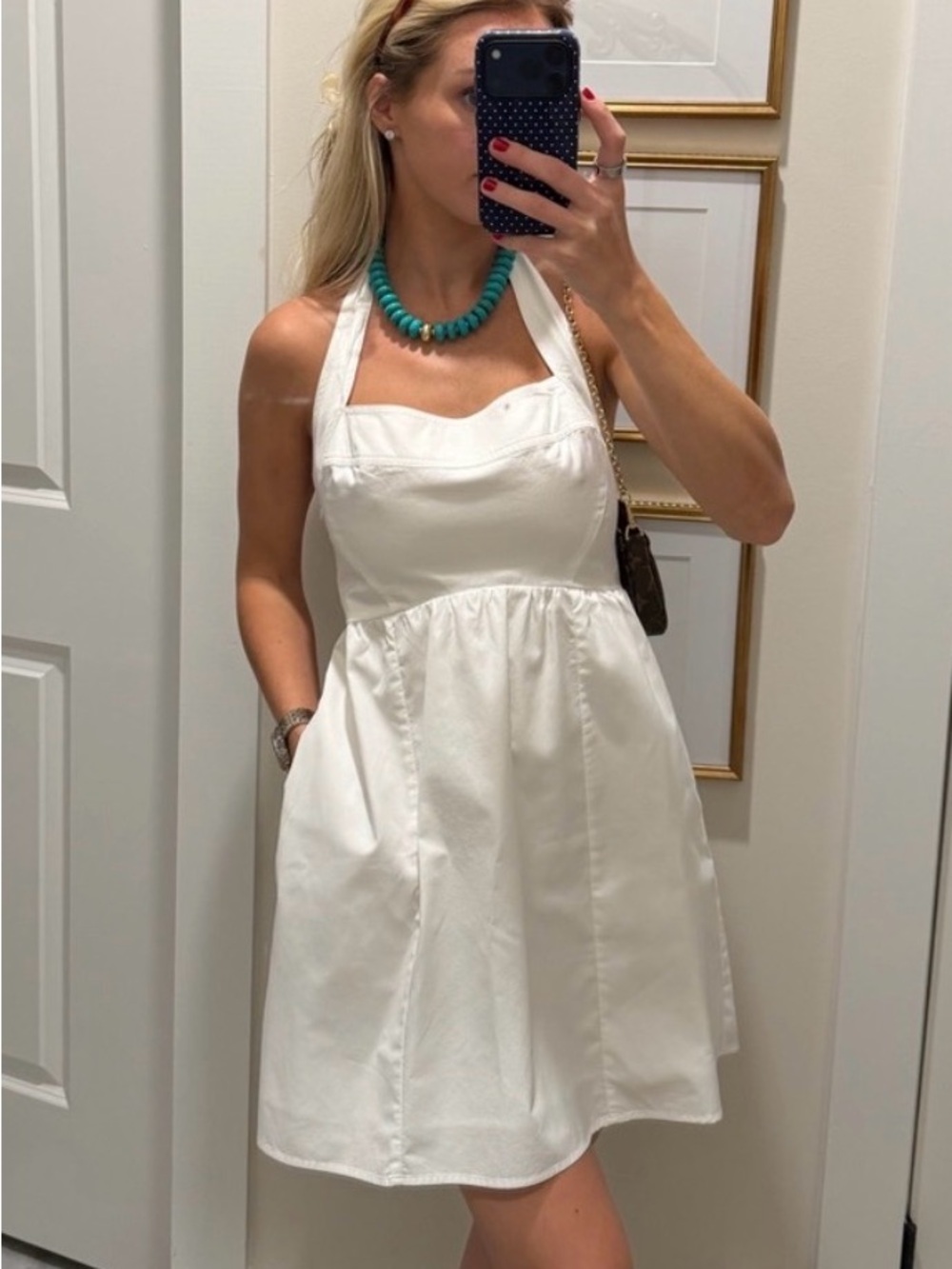 White Hill House Fleur Mini Dress